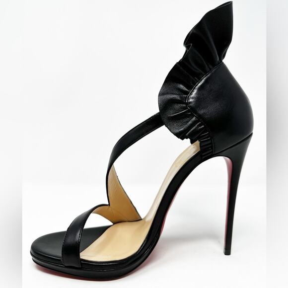 Christian Louboutin Colankle 120 Nappa Black Heel Pumps - Picture 10 of 14
